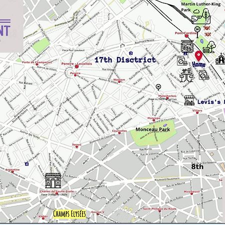 Studio Moderne Au Coeur De Paris Batignolles Buitenkant foto